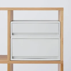 Tiroir en PP paysage blanc L37xP26xH12cm