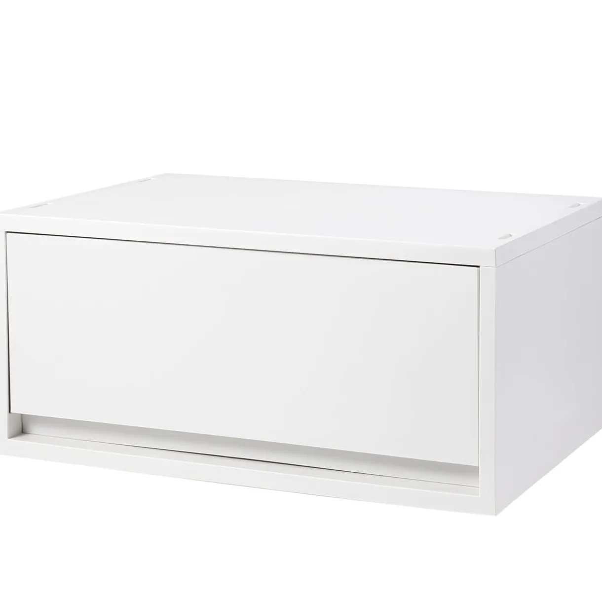 Tiroir en PP paysage gris blanc L37 X P26 X H17.5 cm