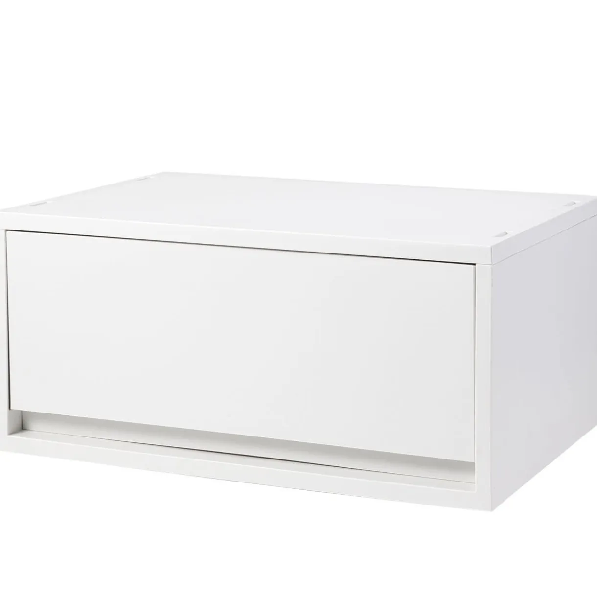 Tiroir en PP paysage gris blanc L37 X P26 X H17.5 cm