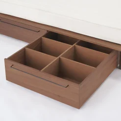 Tiroir pour lit plate‐forme en noyer