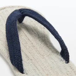 Tongs d'intérieur en coton mélangé