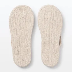 Tongs d'intérieur en coton mélangé