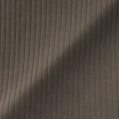 Top brassière court côtelé en coton pour femme