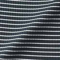 Top brassière court côtelé en coton pour femme