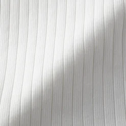 Top brassière court côtelé en coton pour femme