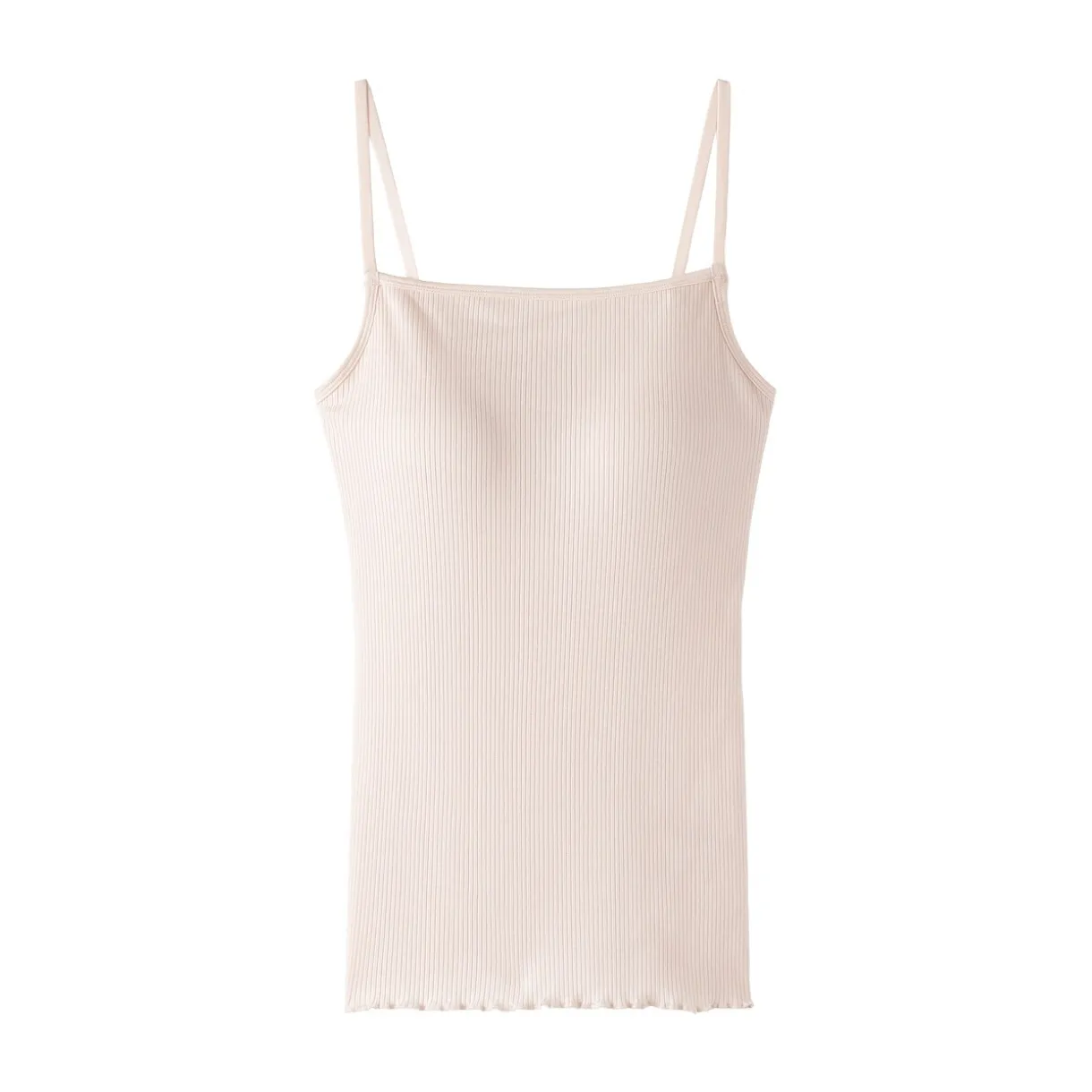 Top brassière lisse côtelé en mélange lyocell pour femme