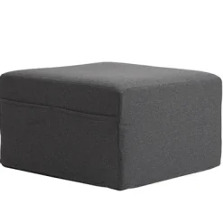 Trio en feutrine anthracite