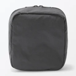 Trousse de maquillage à poser en nylon texturé