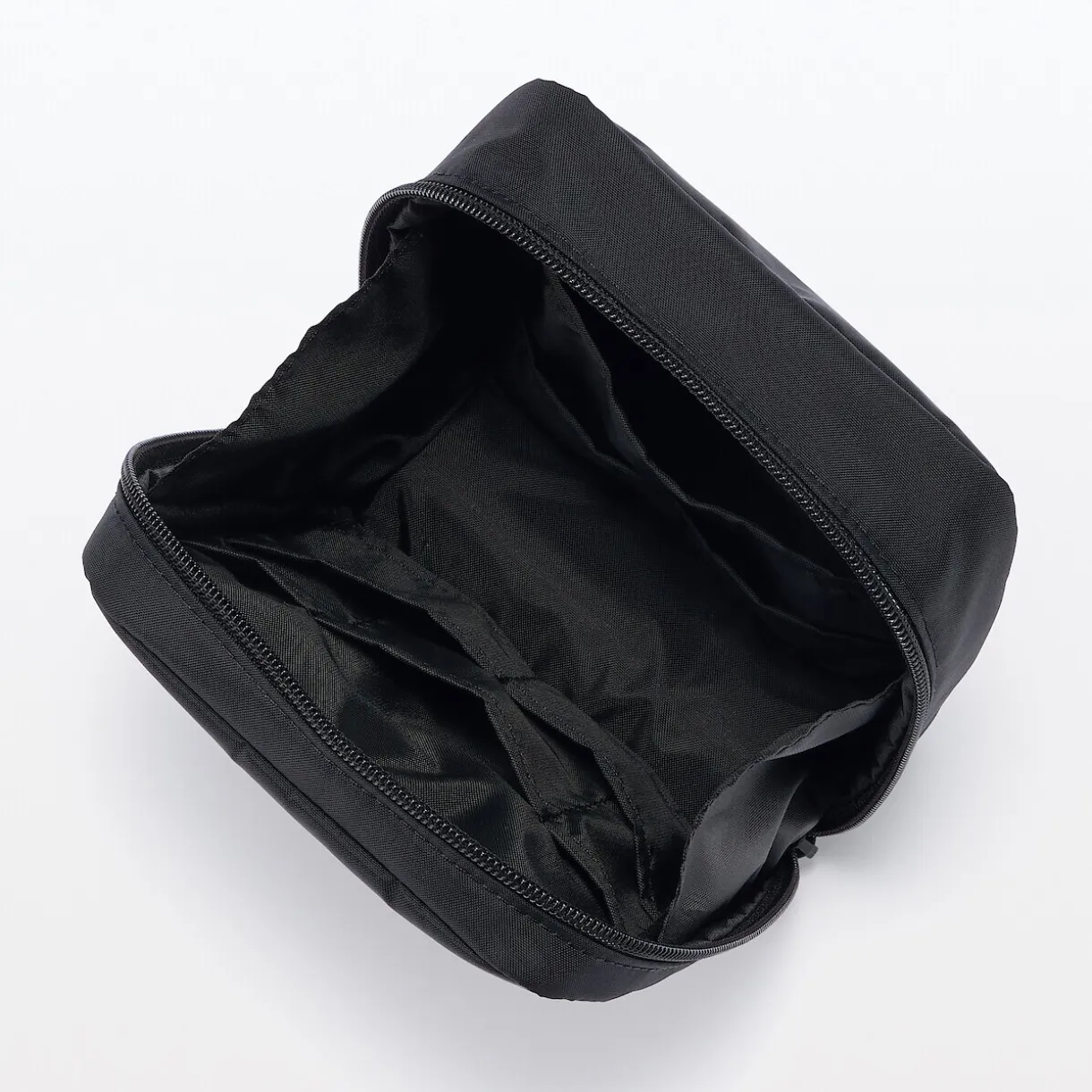 Trousse de maquillage en nylon autoportante