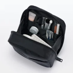 Trousse de maquillage en nylon autoportante