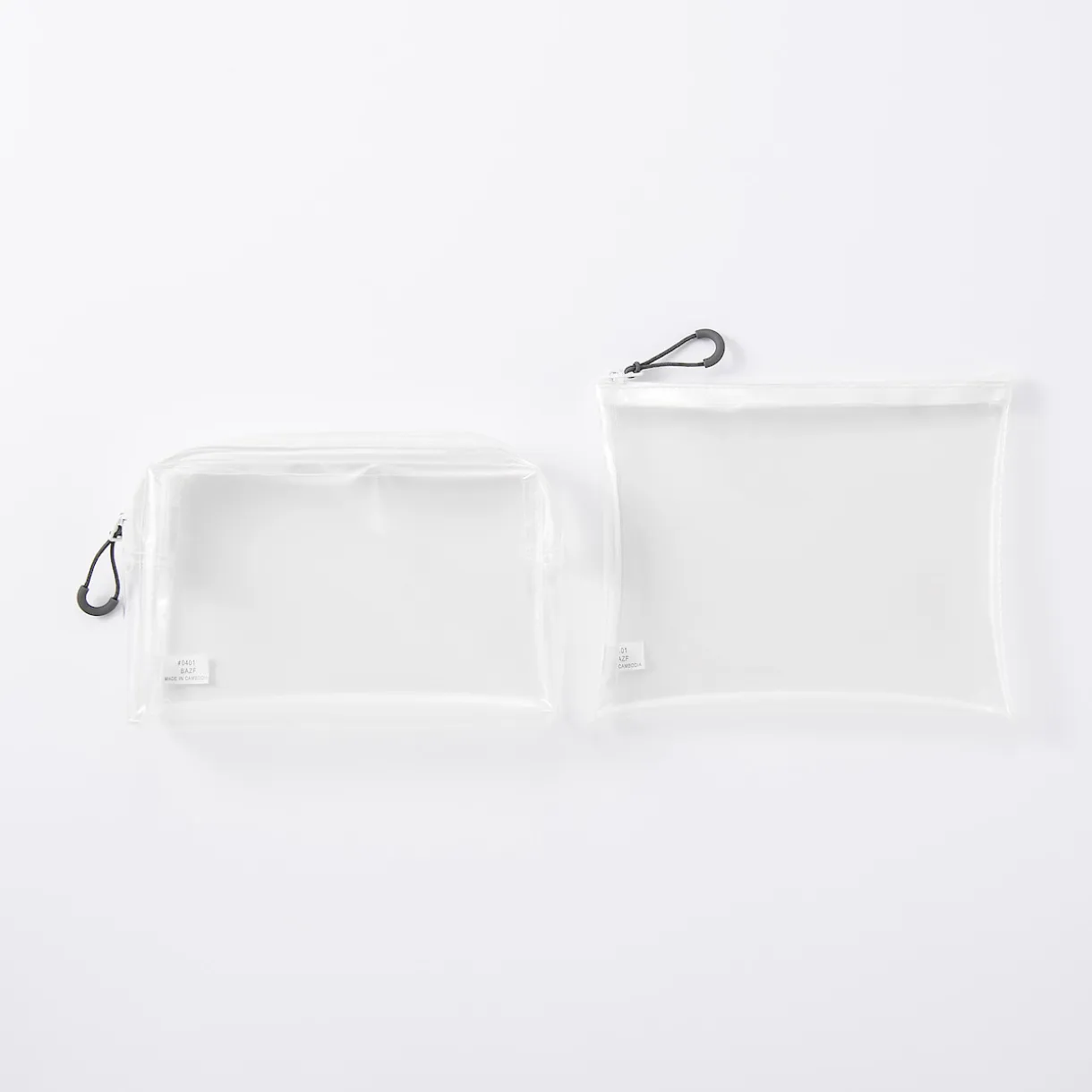 Trousse de toilette transparente ‐ Pochette de voyage 12 x 18,5 x 4 cm