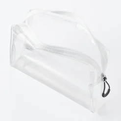 Trousse de toilette transparente ‐ Pochette de voyage 12 x 18,5 x 4 cm