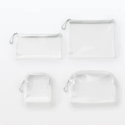 Trousse de toilette transparente ‐ Pochette de voyage 12 x 10 x 4 cm