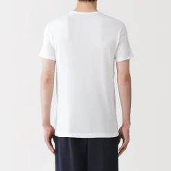 T‐shirt à col rond en coton respirant pour homme