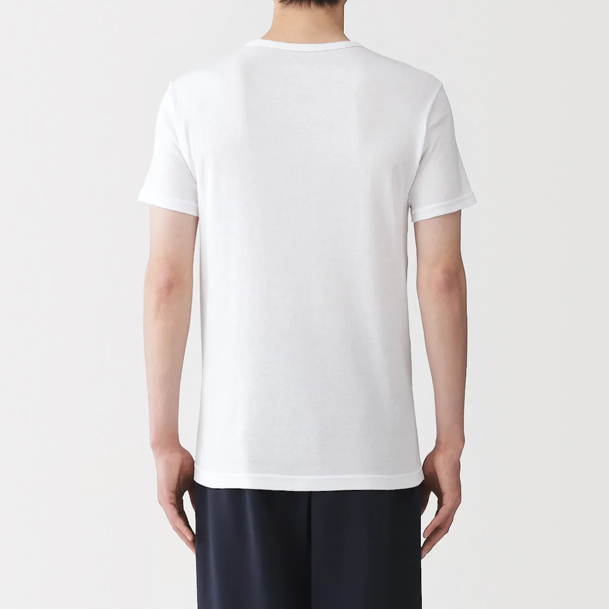 T‐shirt à col rond en coton respirant pour homme