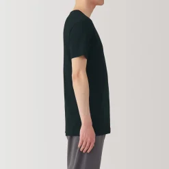 T‐shirt à col V en coton respirant pour homme