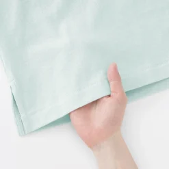 T-shirt à mancherons en coton épais pour femme