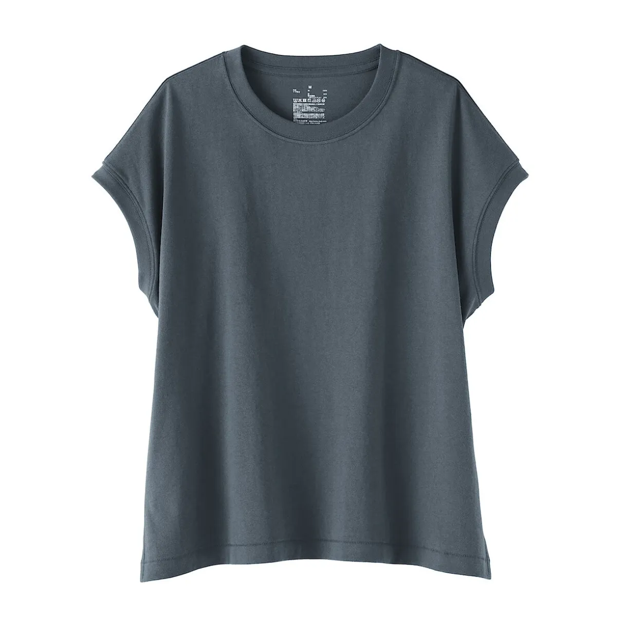 T-shirt à mancherons en coton épais pour femme