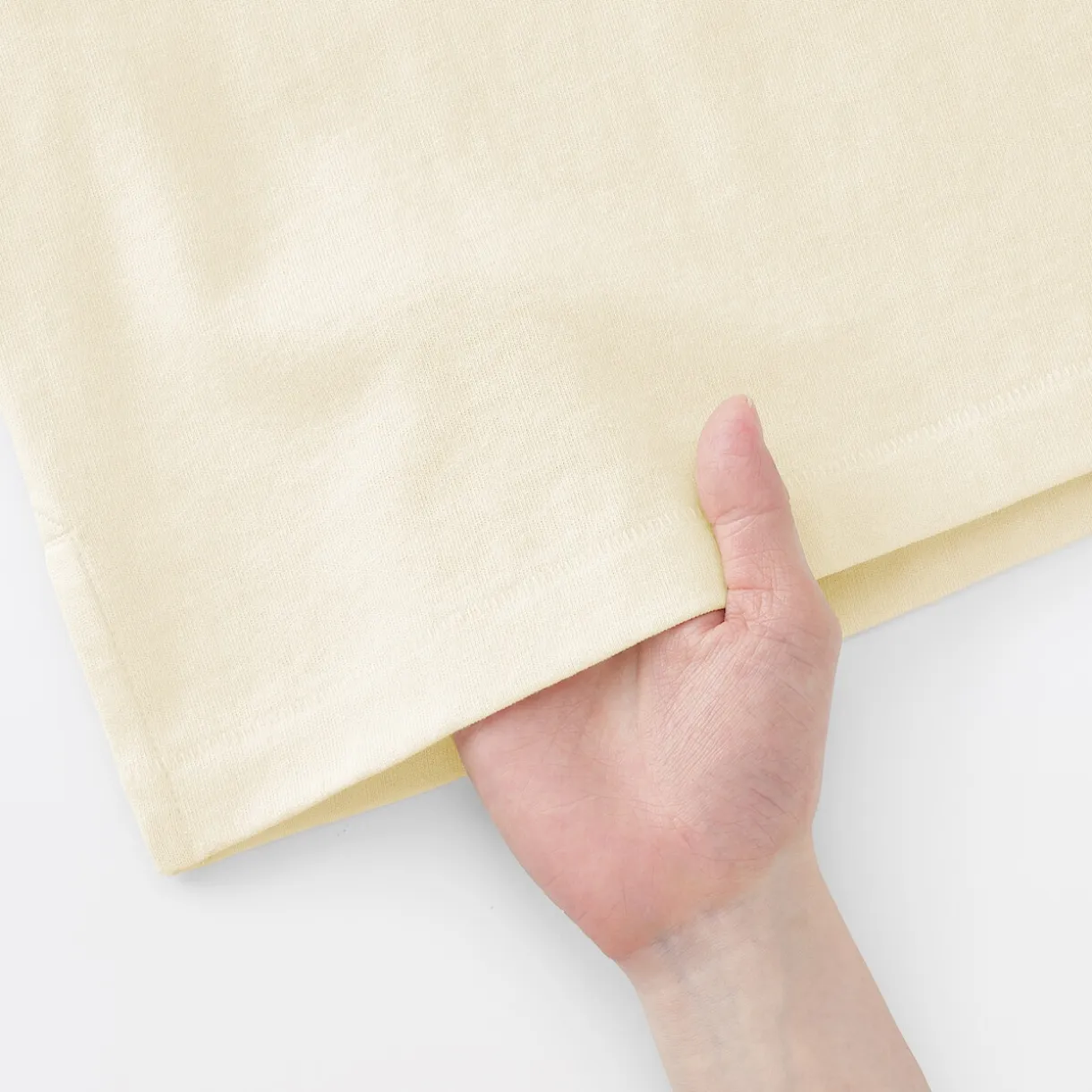 T-shirt à mancherons en coton épais pour femme