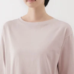 T‐shirt à manches 3/4 en coton mélangé pour femme