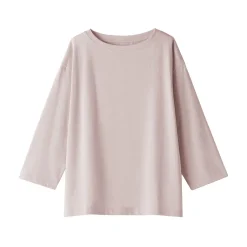 T‐shirt à manches 3/4 en coton mélangé pour femme