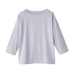 T‐shirt à manches 3/4 en coton mélangé pour femme