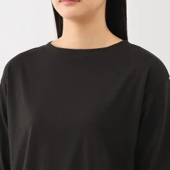 T‐shirt à manches 3/4 en coton mélangé pour femme
