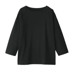 T‐shirt à manches 3/4 en coton mélangé pour femme
