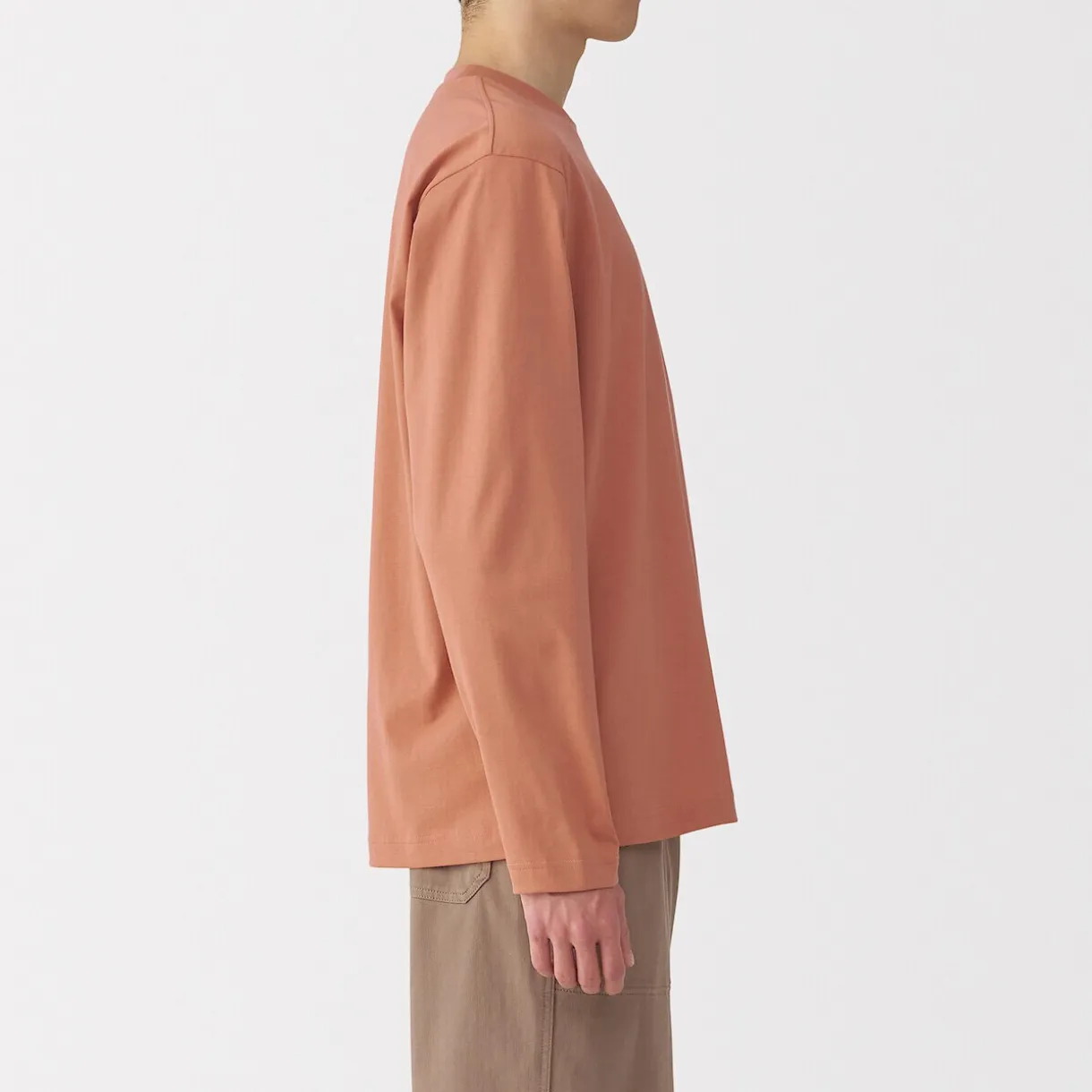 T‐shirt à manches longues en jersey pour homme