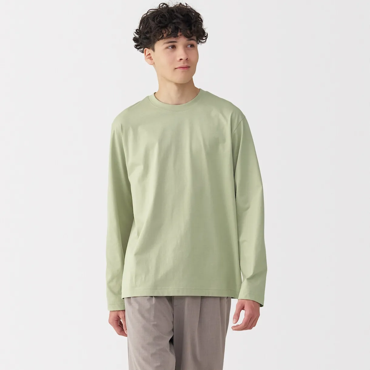 T‐shirt à manches longues en jersey pour homme