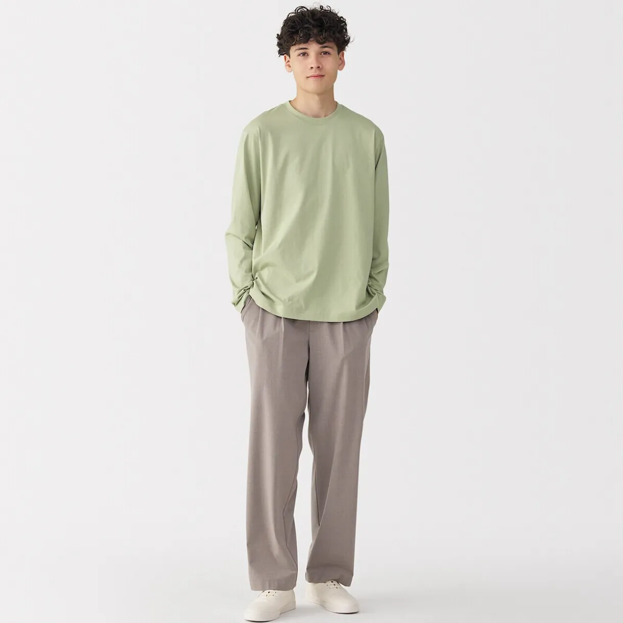 T‐shirt à manches longues en jersey pour homme