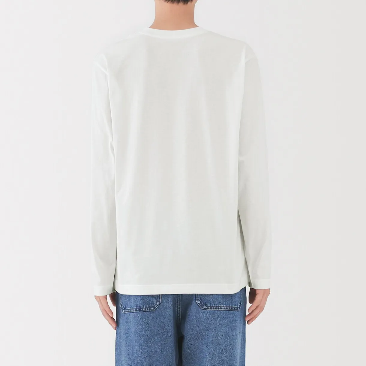 T‐shirt à manches longues en jersey pour homme