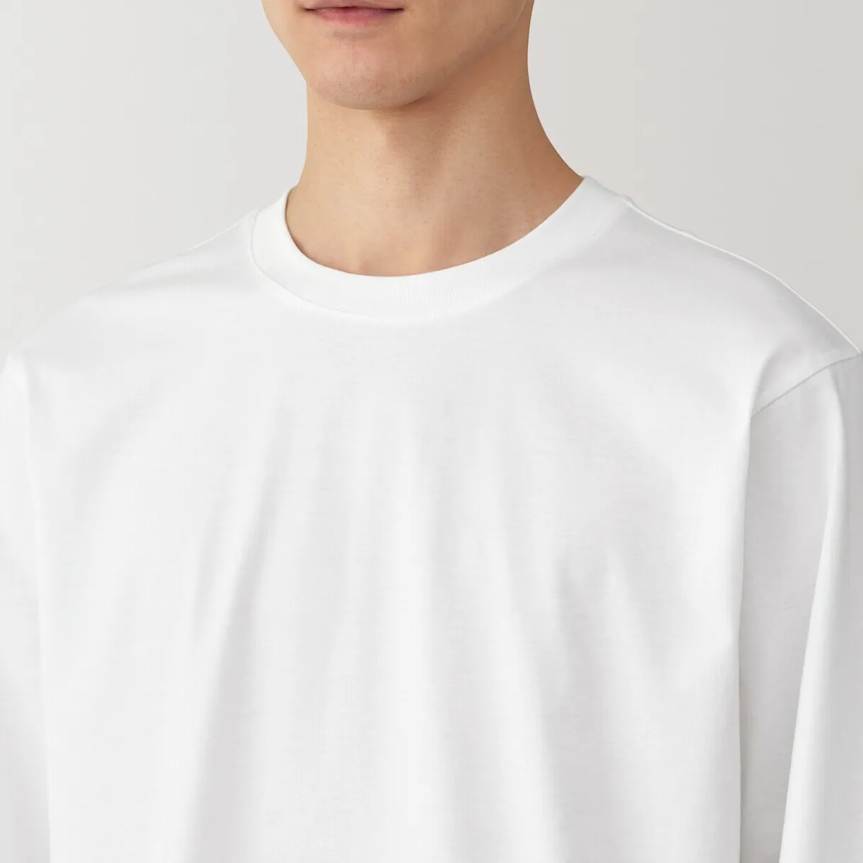 T‐shirt à manches longues en jersey pour homme