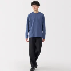 T‐shirt à manches longues en jersey pour homme