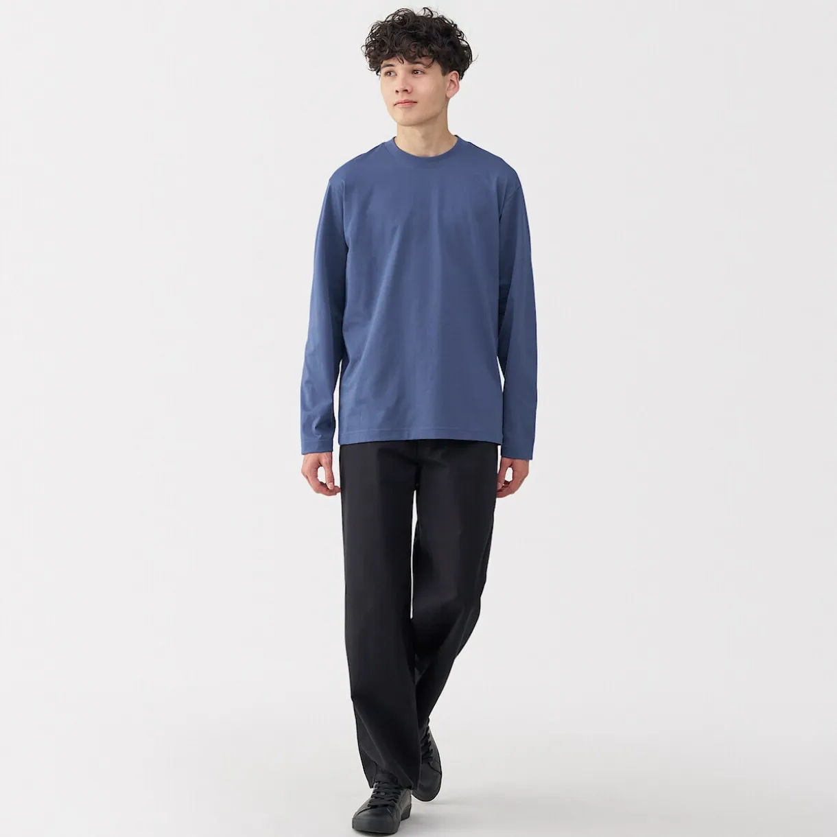 T‐shirt à manches longues en jersey pour homme