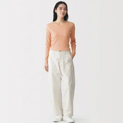 T‐shirt à manches longues en mélange de Lyocell côtelé pour femme