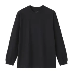 T‐shirt à manches longues en coton épais pour homme