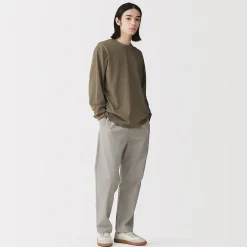 T‐shirt à manches longues en coton épais pour homme