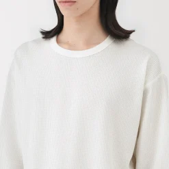 T‐shirt à manches longues gaufré Quick Dry pour homme