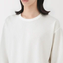 T‐shirt à manches longues gaufré Quick Dry pour homme