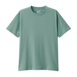 T‐shirt en coton col rond manches courtes homme