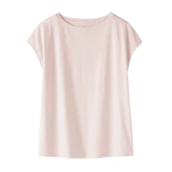 T‐shirt en jersey à manches cap pour femme