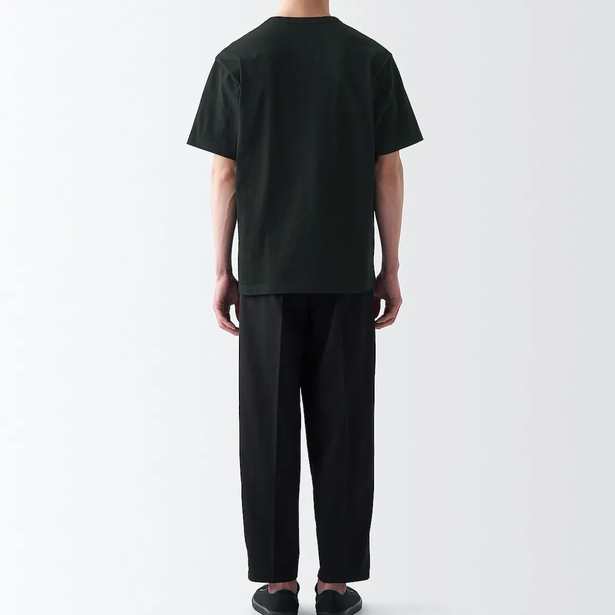 T‐shirt en jersey de coton épais manches courtes homme