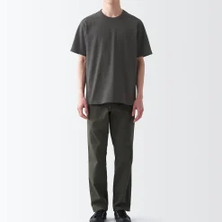 T‐shirt en jersey de coton épais manches courtes homme