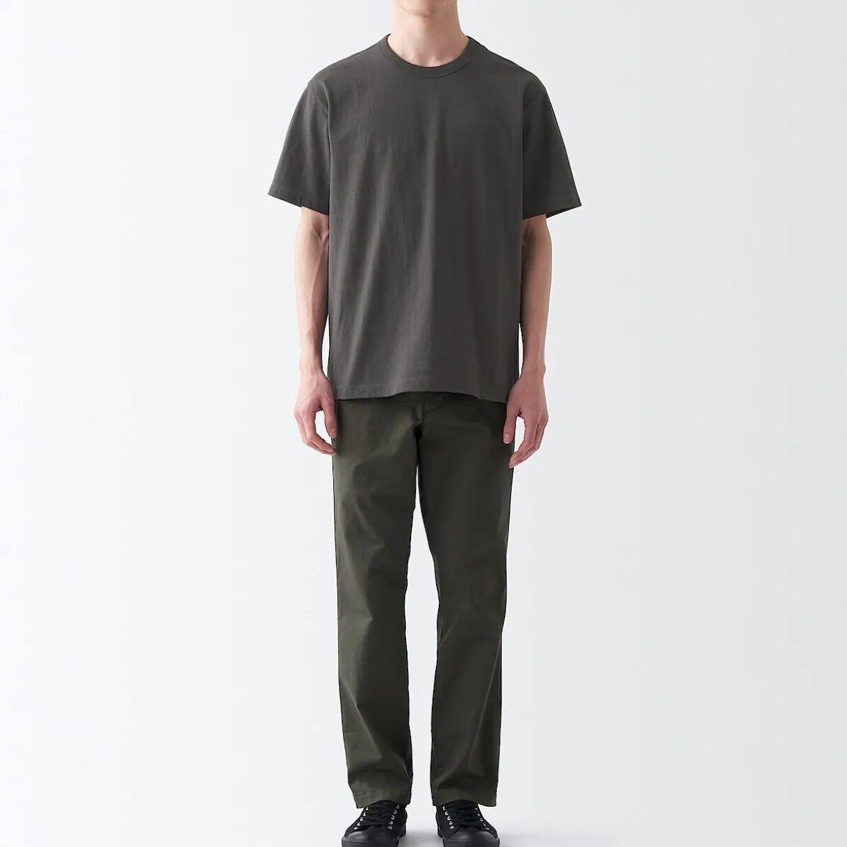 T‐shirt en jersey de coton épais manches courtes homme