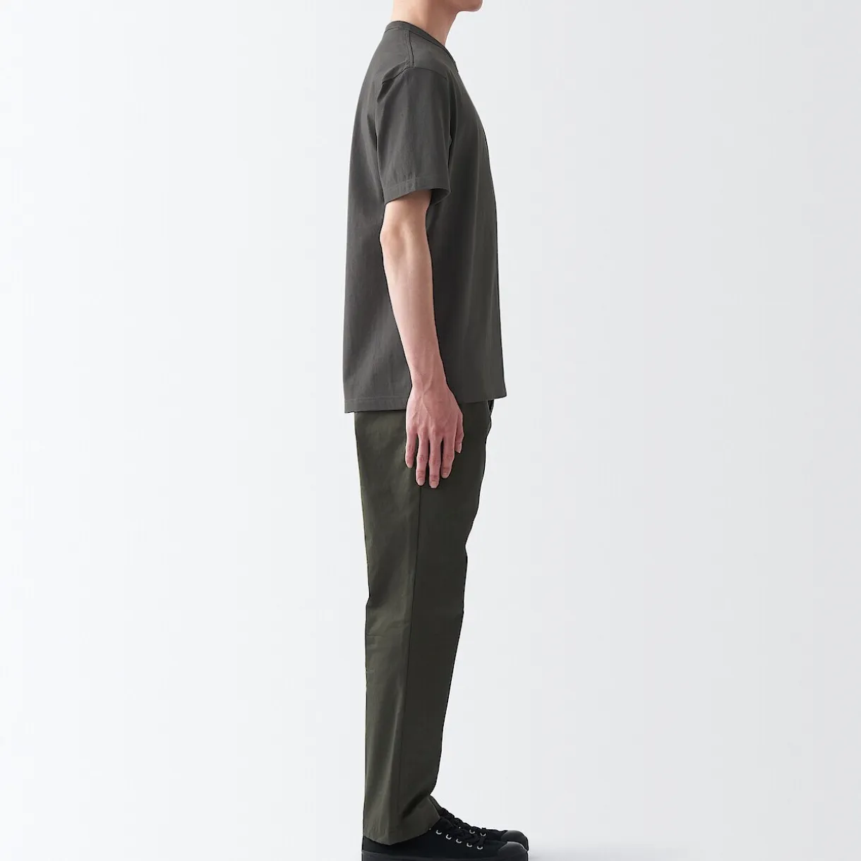 T‐shirt en jersey de coton épais manches courtes homme