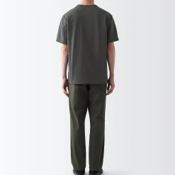 T‐shirt en jersey de coton épais manches courtes homme