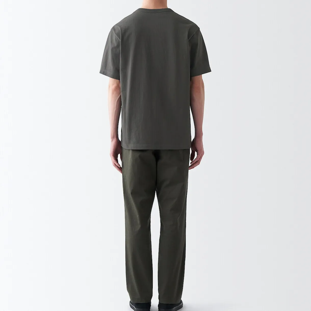 T‐shirt en jersey de coton épais manches courtes homme