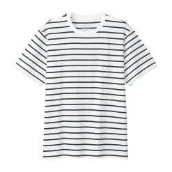 T‐shirt en jersey de coton manches courtes homme
