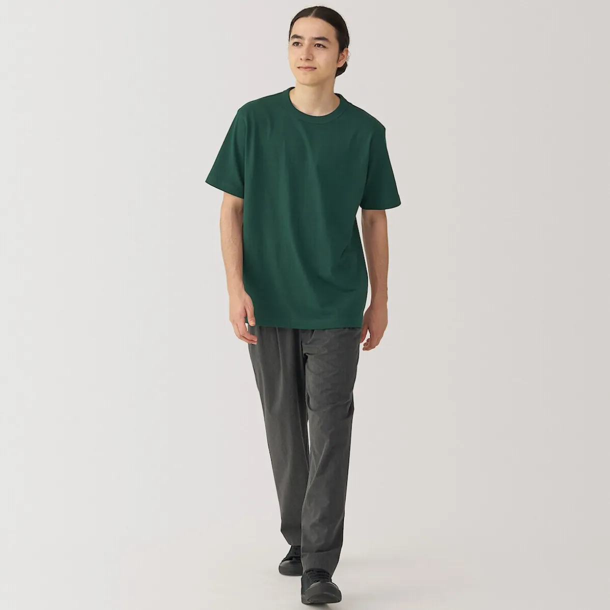 T‐shirt en jersey de coton épais manches courtes pour homme